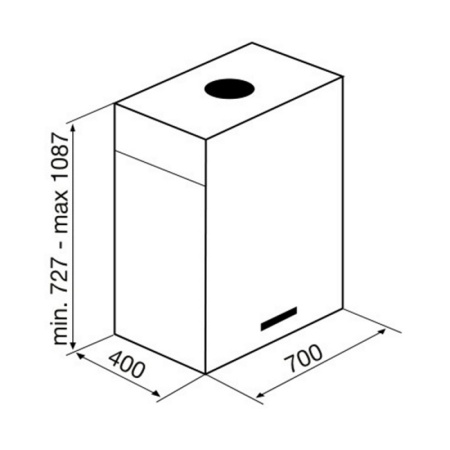 картинка Островная вытяжка KHA 7950 X Cube от магазина SEFI