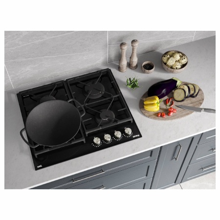 картинка Газовая стеклянная варочная панель Korting HGG 6987 CTN FLC от магазина SEFI