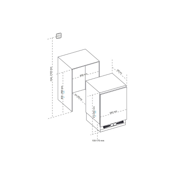 картинка Морозильная камера KSI 8189 F от магазина SEFI