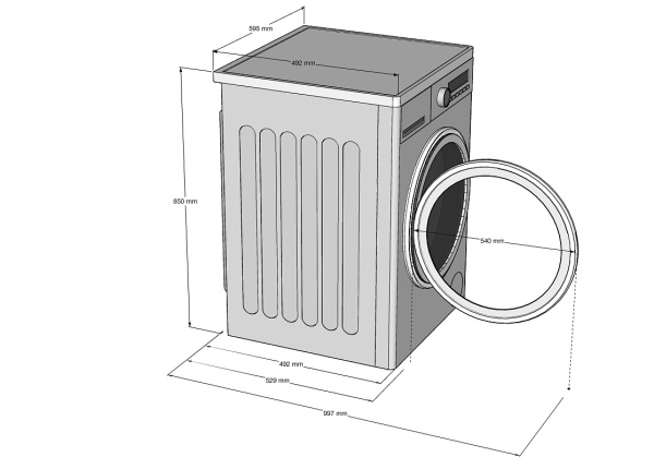 картинка Отдельностоящая стиральная машина KWM 50IM140 от магазина SEFI